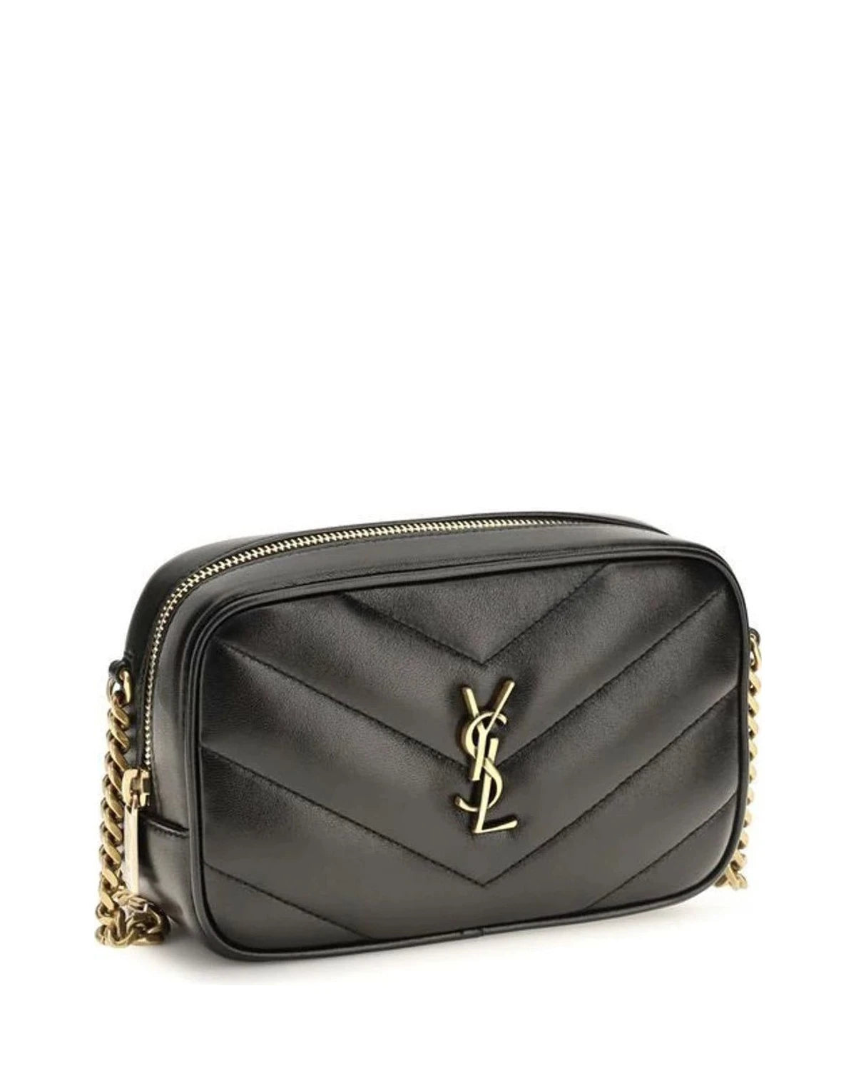 Saint Laurent Cross Body Bag in black, Lamb — view 2