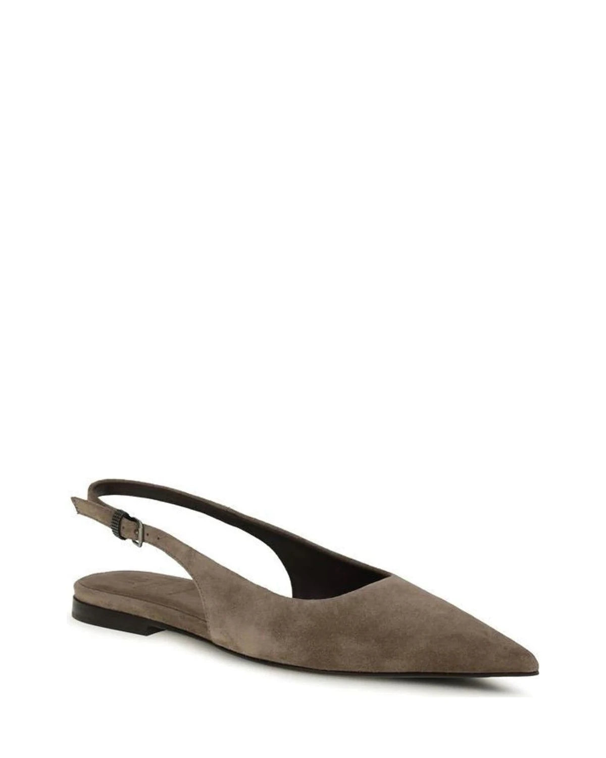 Brunello Cucinelli Ballet Flats in brown, Calf Leather — view 2