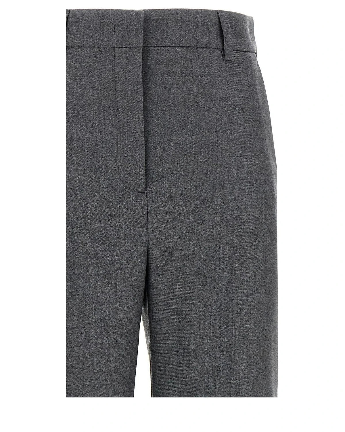 Valentino Garavani Gray Wool Trousers