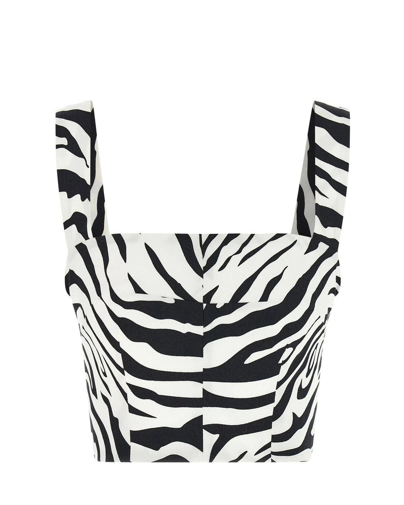 Dolce & Gabbana Corset Top in multicolor, Cotton