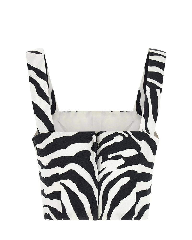 Dolce & Gabbana Corset Top in multicolor, Cotton — view 2