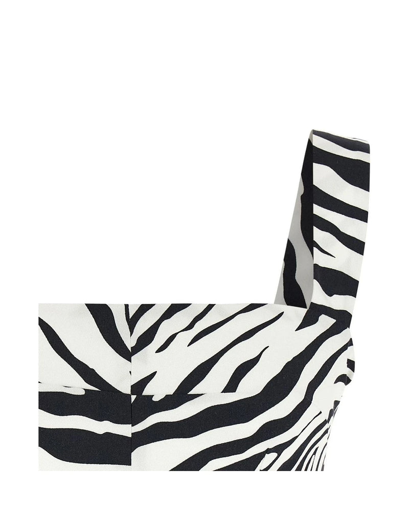 Dolce & Gabbana Zebra Corset Top