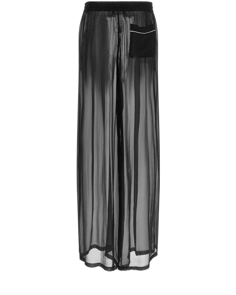 Dolce & Gabbana Palazzo Pant in black, Silk — view 2