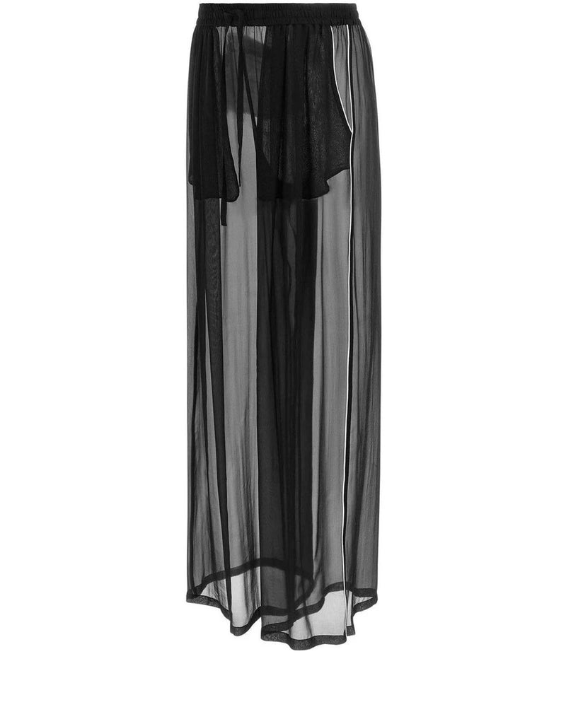 Dolce & Gabbana Palazzo Pant in black, Silk — view 3