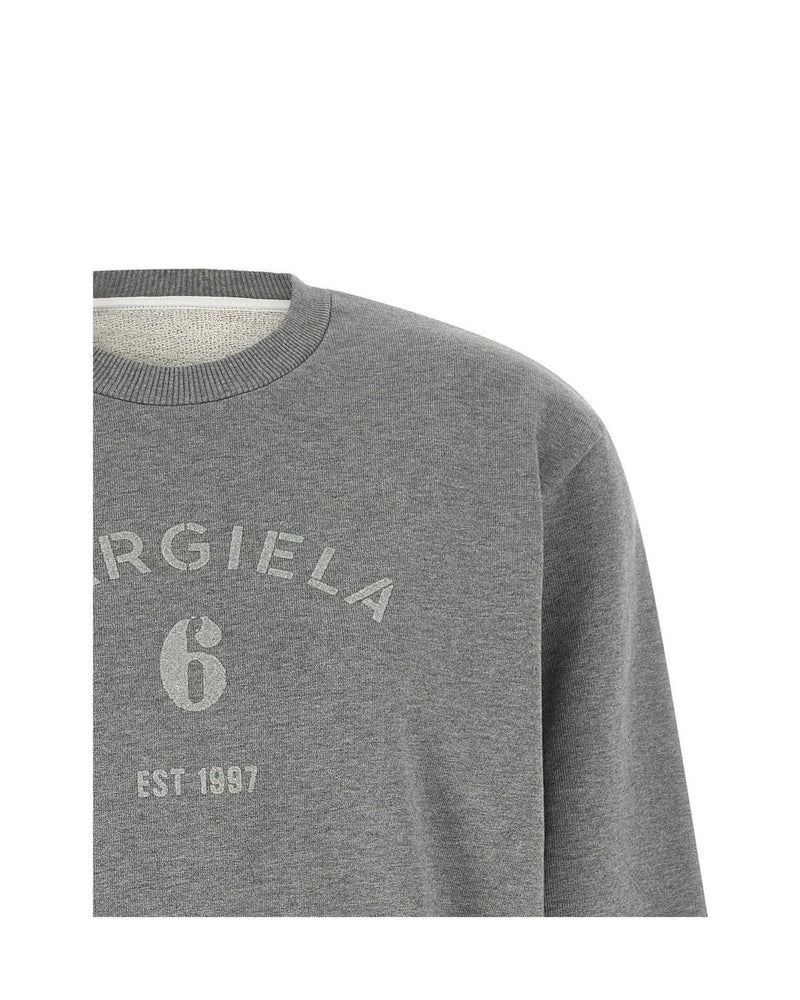 MM6 Maison Margiela Sweatshirt in gray, Cotton — view 3