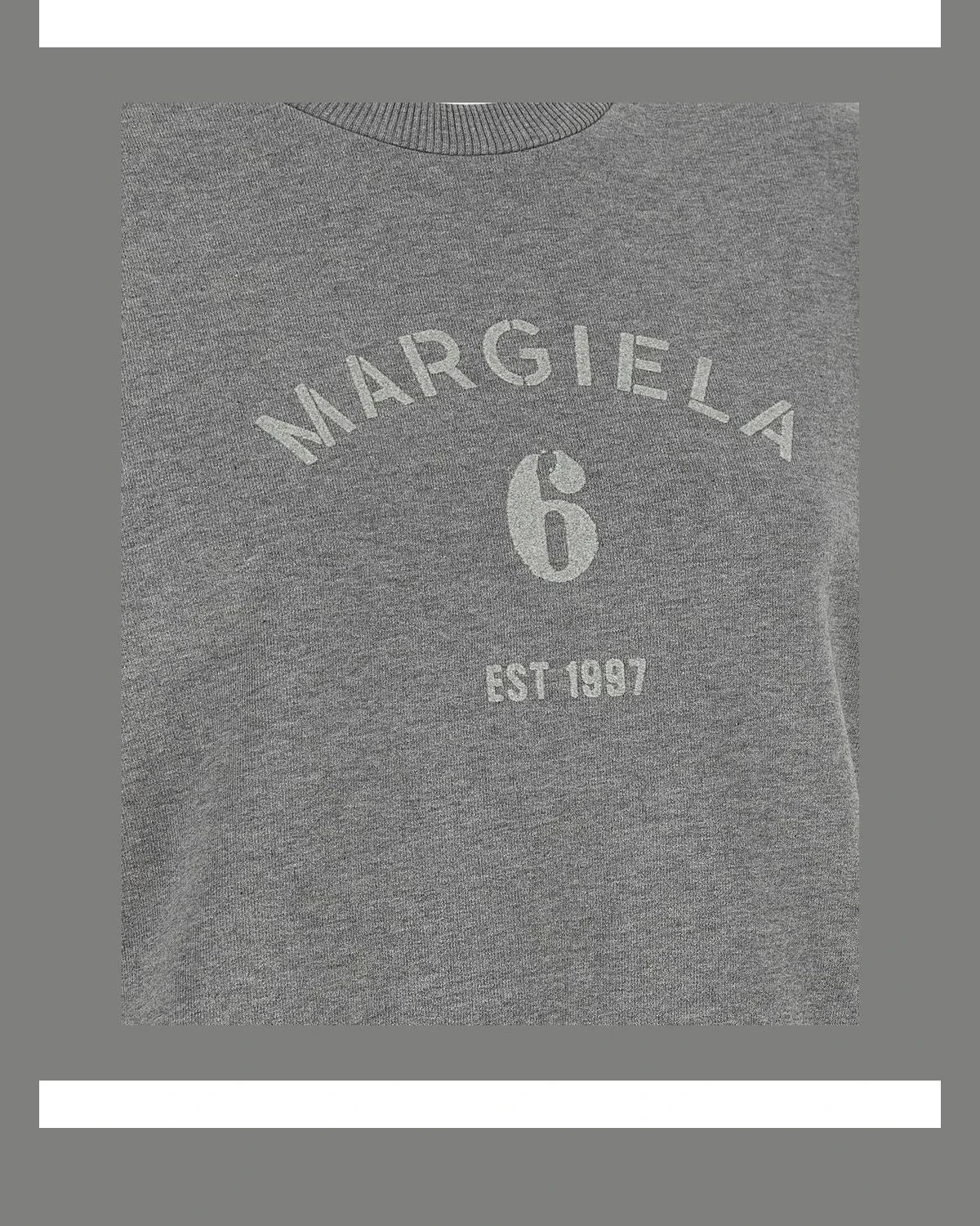 MM6 Maison Margiela Sweatshirt in gray, Cotton — view 4