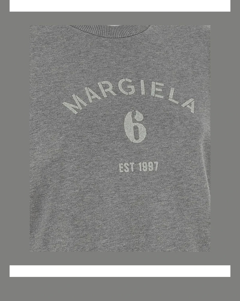 MM6 Maison Margiela Sweatshirt in gray, Cotton — view 4