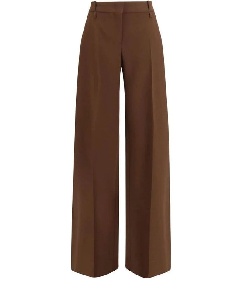Ermanno Scervino Palazzo Pant in brown, Viscose