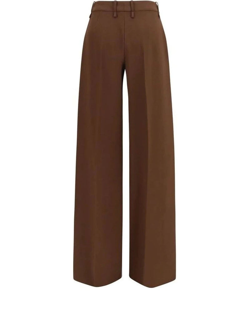 Ermanno Scervino Palazzo Pant in brown, Viscose — view 2