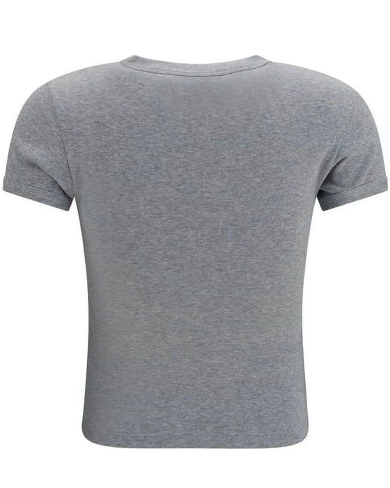 Saint Laurent T-Shirt in gray, Cotton — view 2