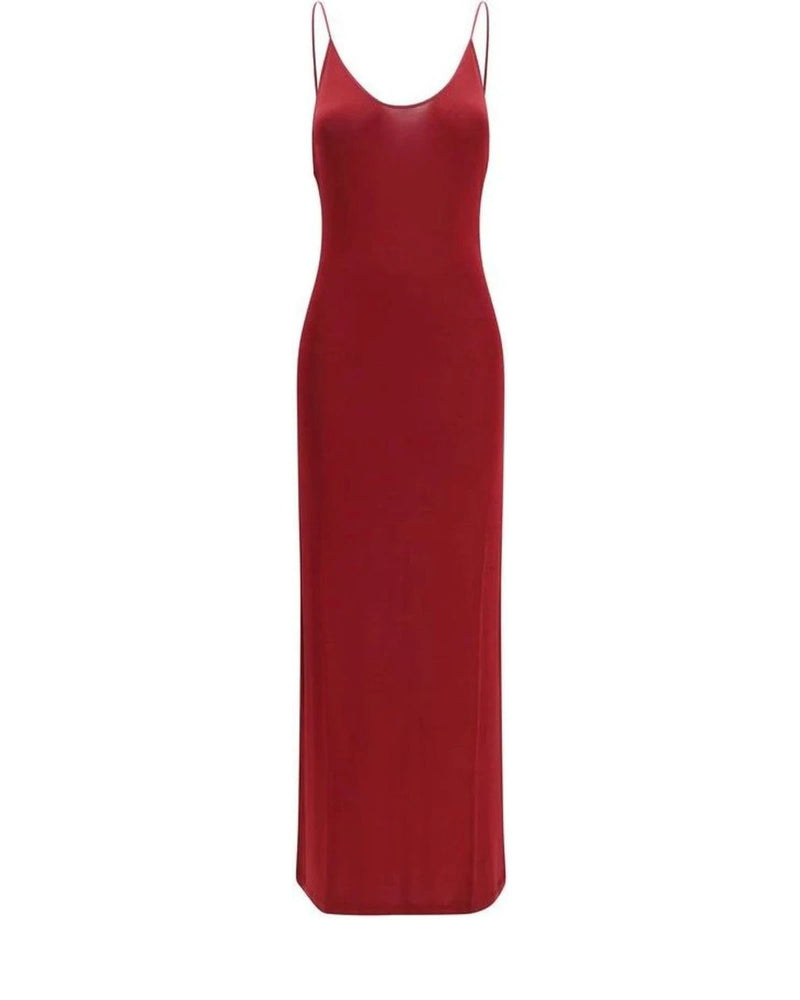 Saint Laurent Dresse in red, Viscose