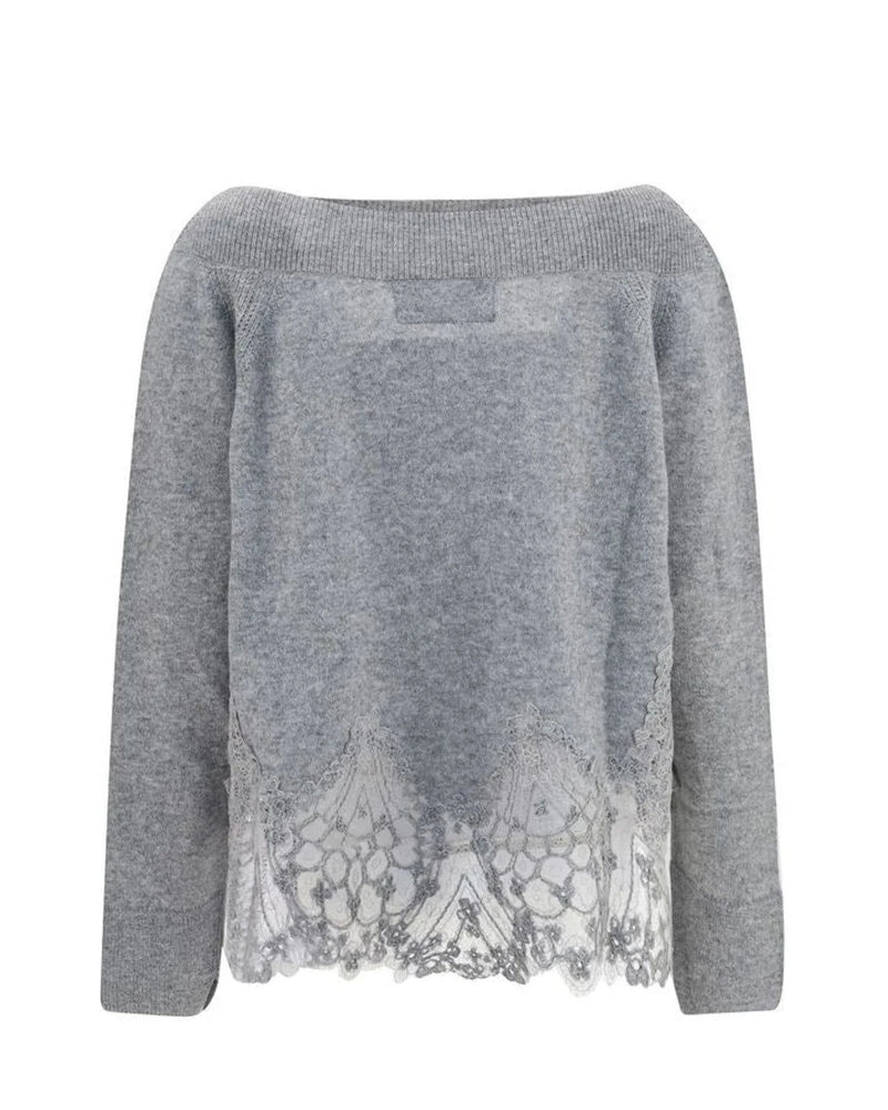 Ermanno Scervino Sweater in gray, Kashmir — view 2