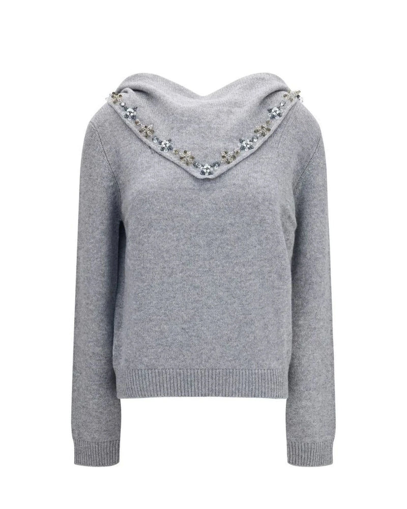 Prada Sweater in gray, Kashmir