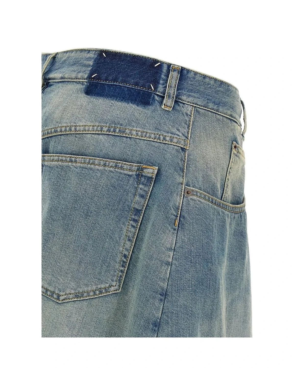 Maison Margiela Skirt in blue, Cotton — view 4
