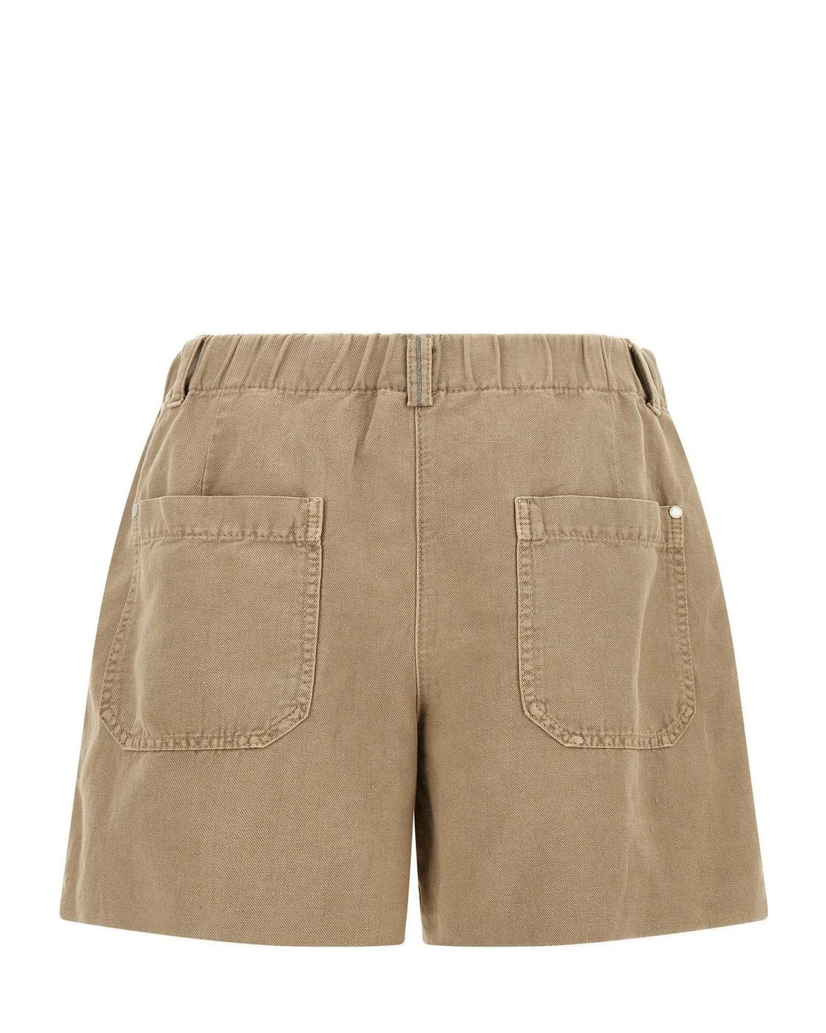 Brunello Cucinelli Chino Short in beige, Cotton — view 2