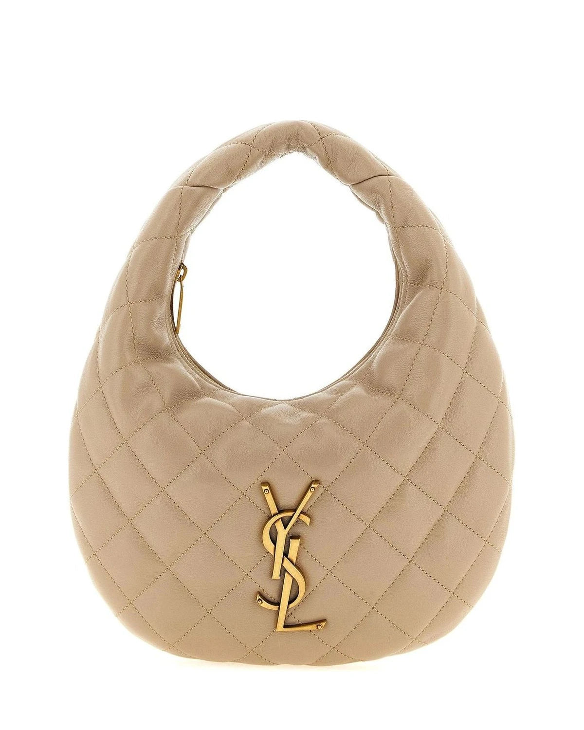 Saint Laurent Beige Hobo Bag