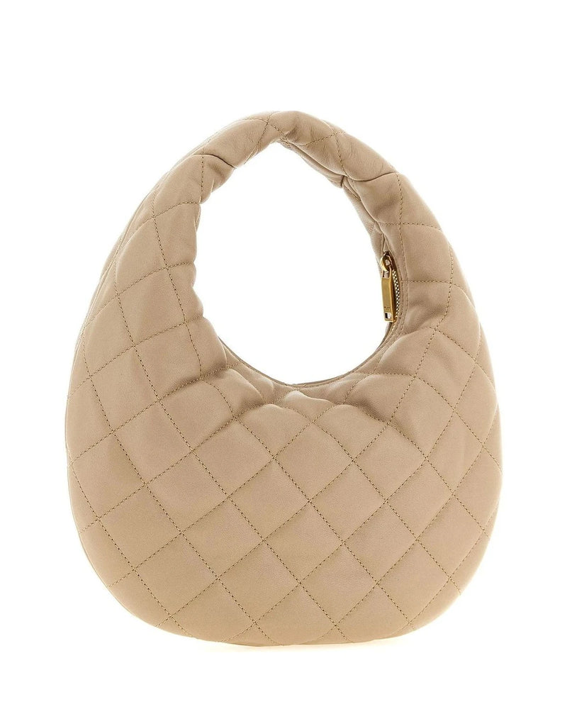 Saint Laurent Hobo Bag in beige, Lamb Leather — view 2
