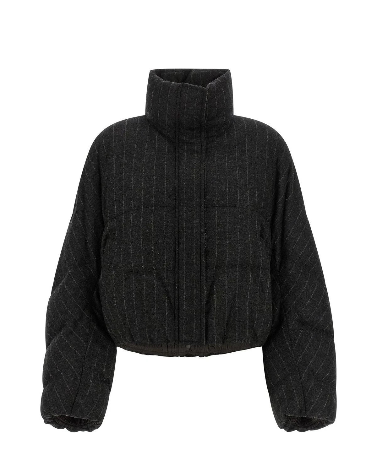 Brunello Cucinelli Puffer Jacket in gray, Virgin Wool