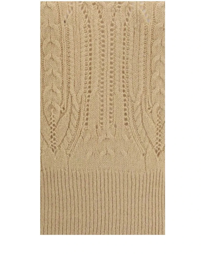 Ermanno Scervino Sweater in beige, Kashmir — view 3