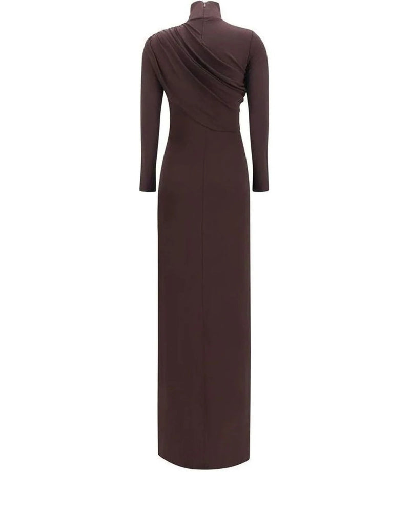 Courrèges Dresse in brown, Viscose — view 2