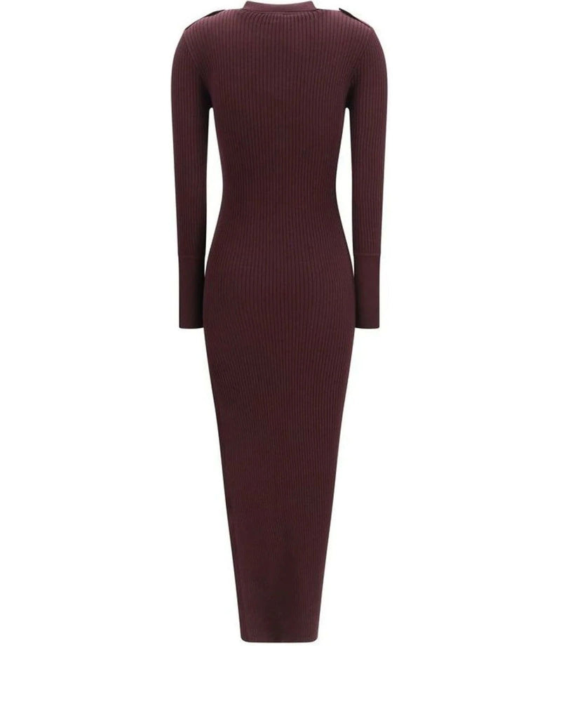 Courrèges Dresse in purple, Viscose — view 2