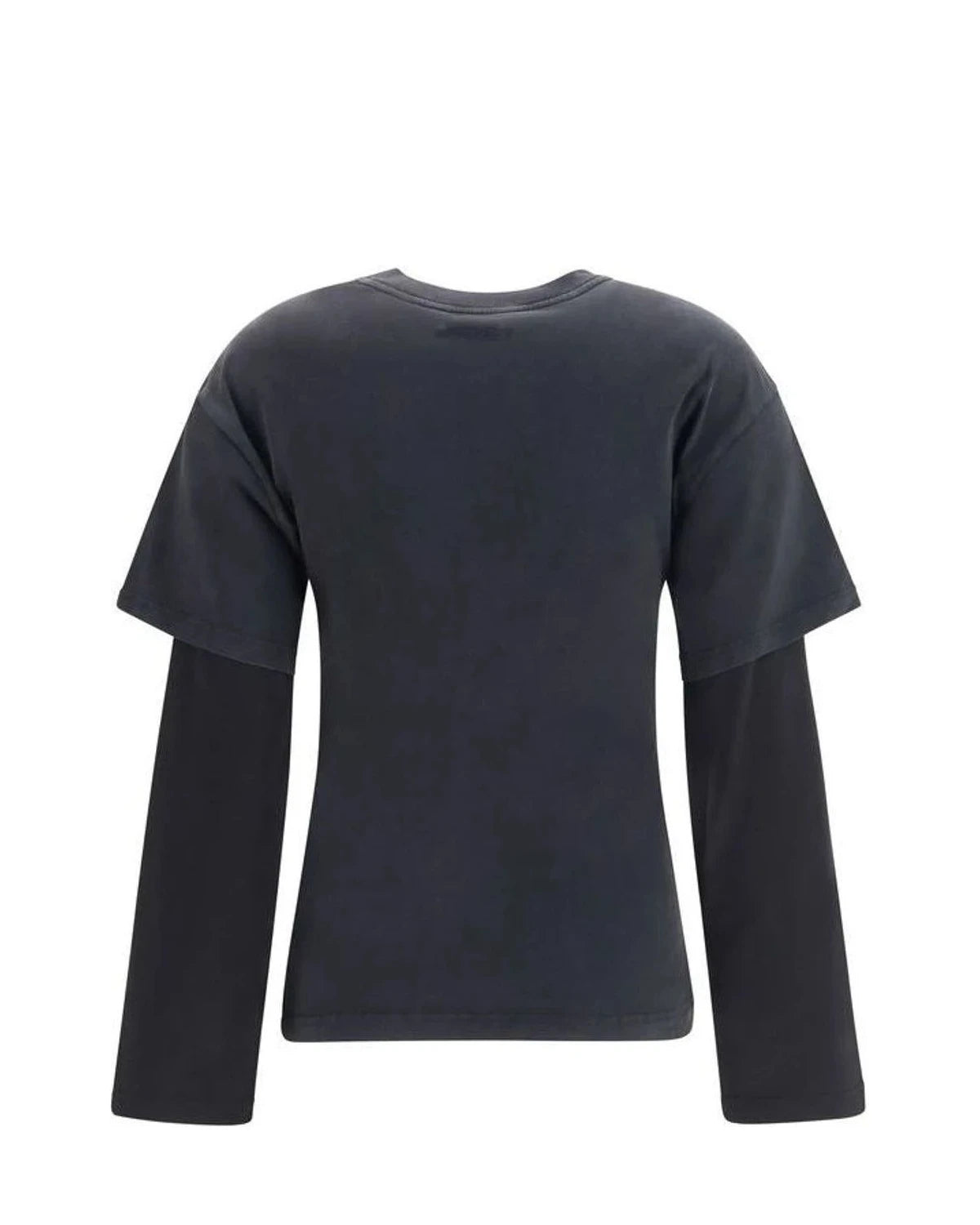 Courrèges T-Shirt in black, Cotton — view 2