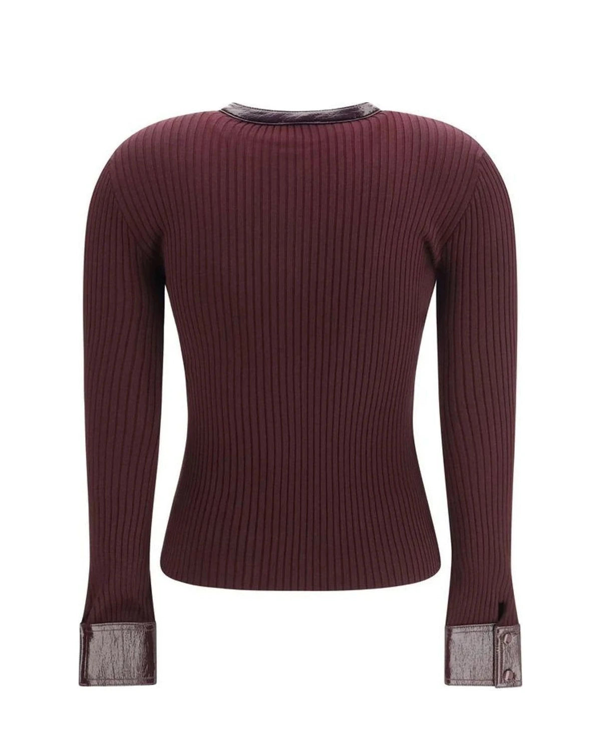 Courrèges Cardigan in red, Viscose — view 2