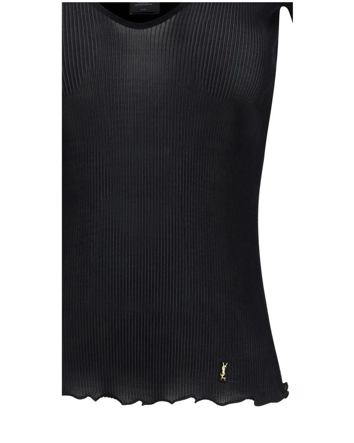 Saint Laurent Blouse in black, Silk — view 3