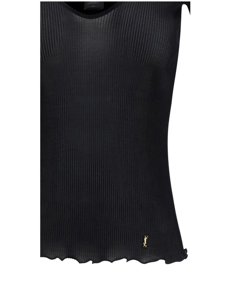 Saint Laurent Blouse in black, Silk — view 3