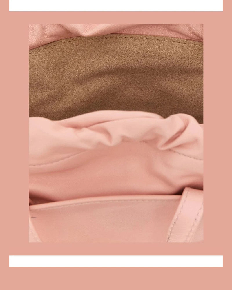 Balmain Bucket Bag in pink, Calfskin Leather — view 4