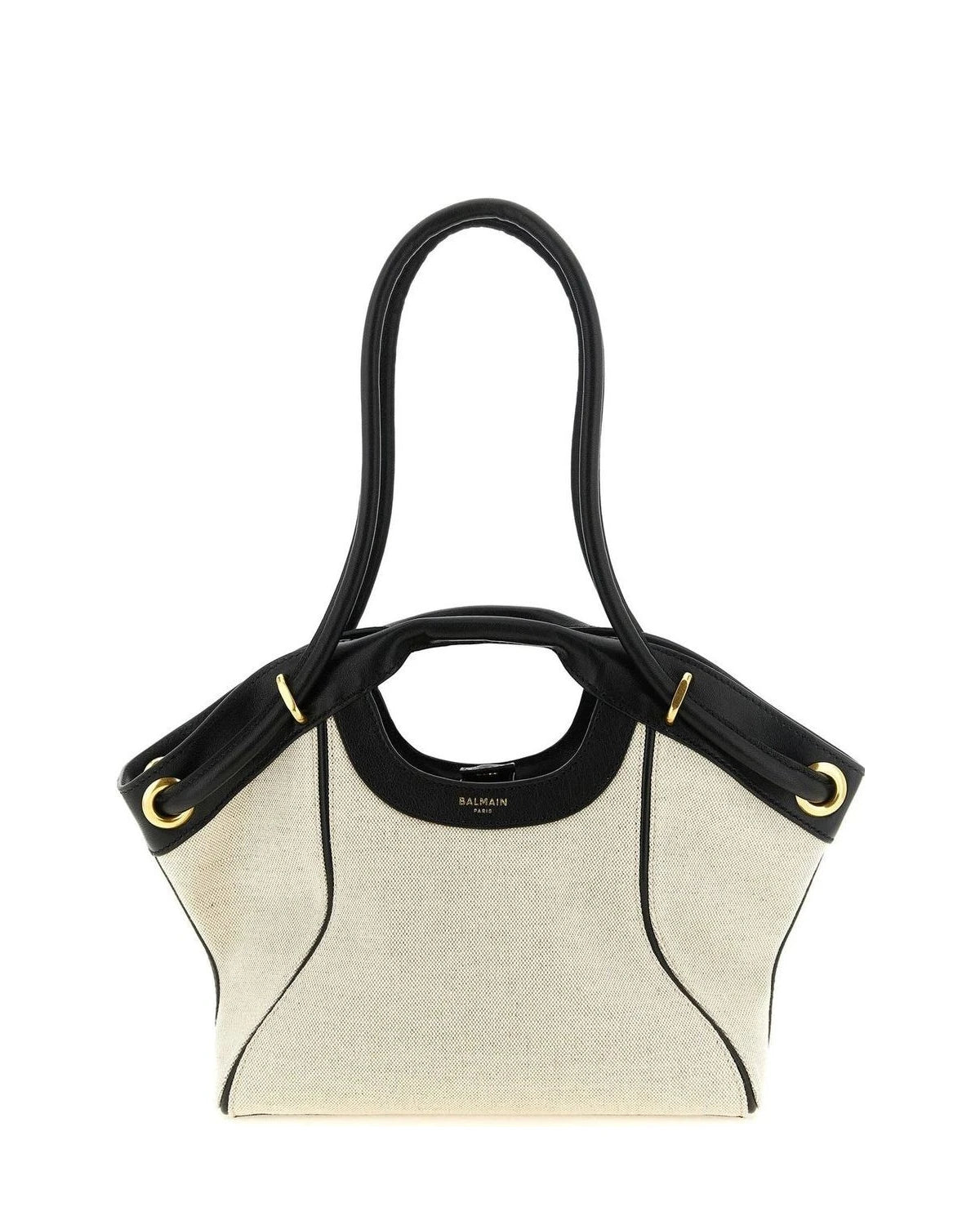 Balmain Tote Bag in beige, Cotton