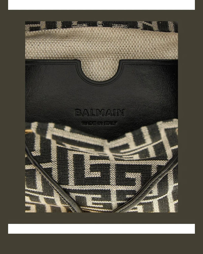 Balmain Bucket Bag in black, Polyester — view 4