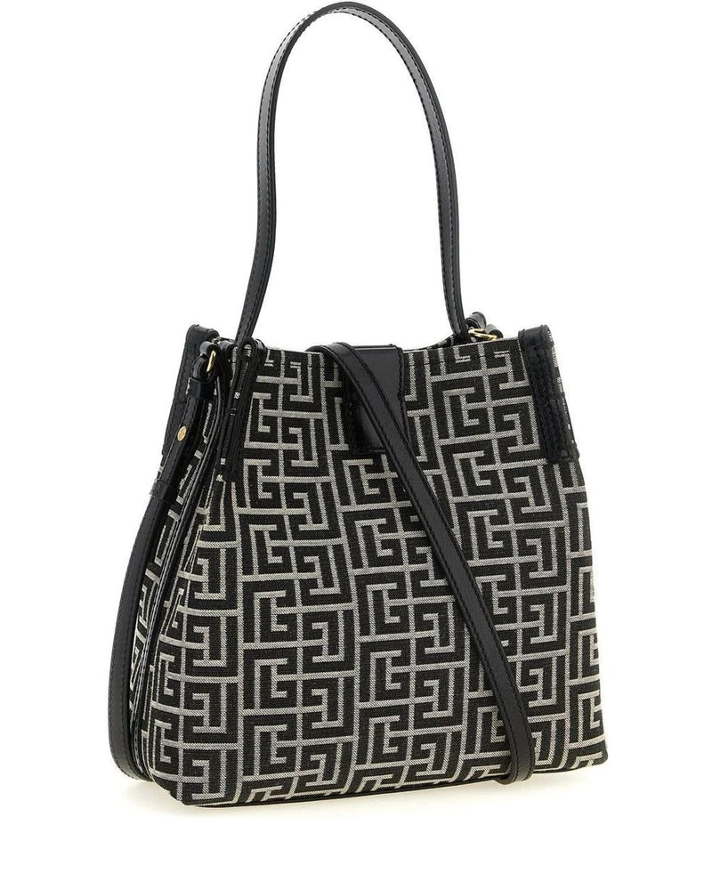 Balmain Shoulder Bag in black, Cotton — view 2