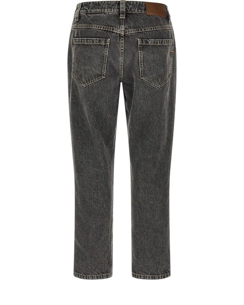 Brunello Cucinelli Jean in gray, Cotton — view 2