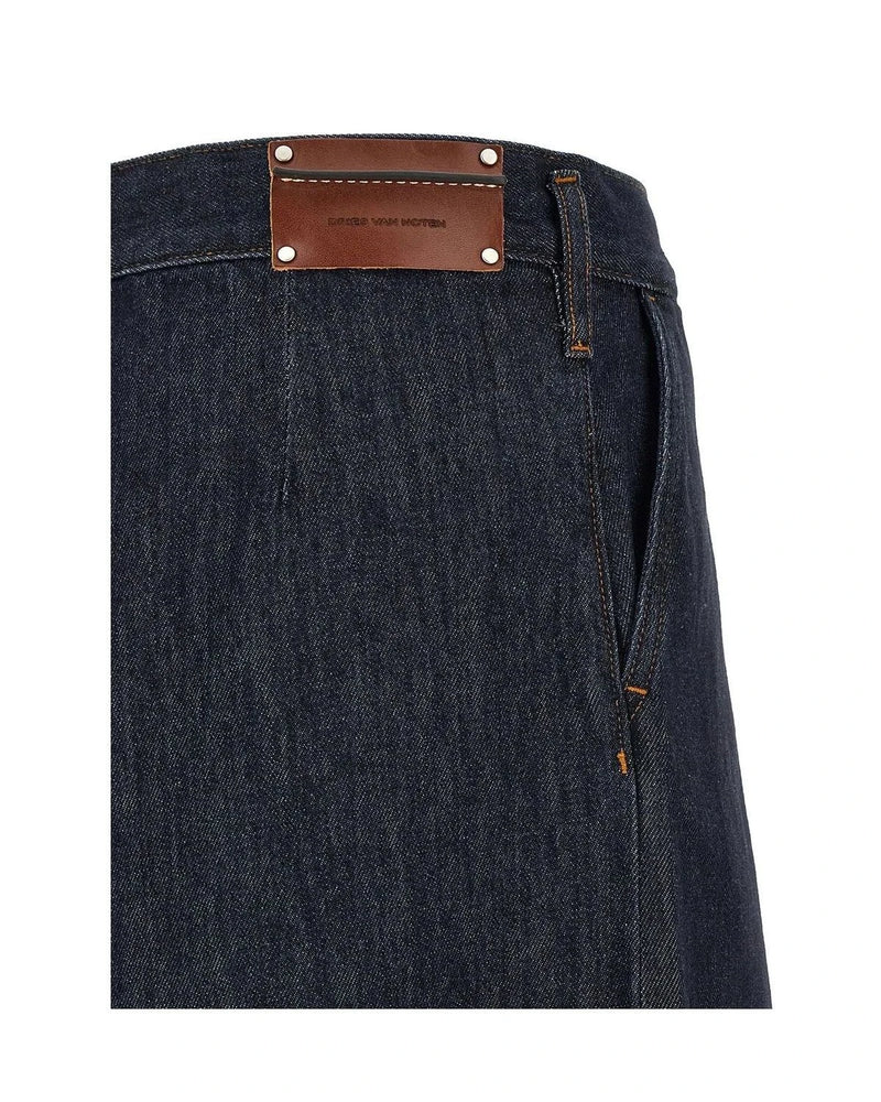Dries Van Noten Jean in blue — view 4
