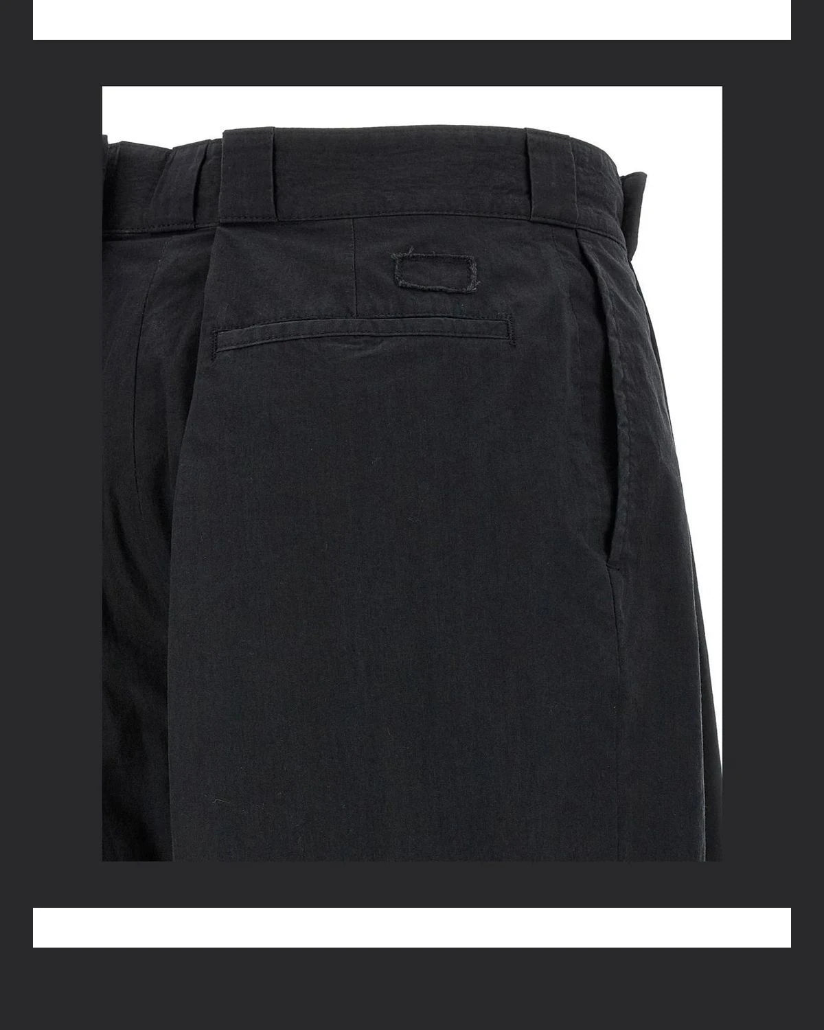 Maison Margiela Palazzo Pant in black, Cotton — view 4