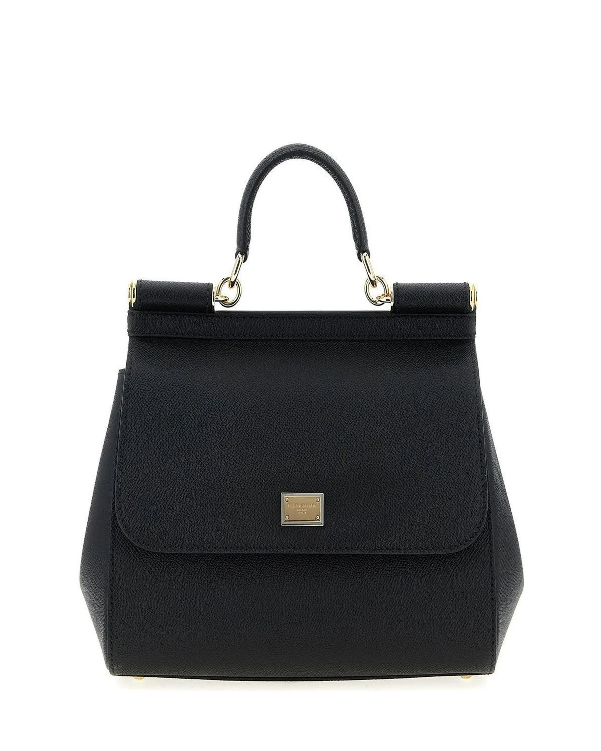 Dolce & Gabbana Satchel Bag in black, Calfskin Leather