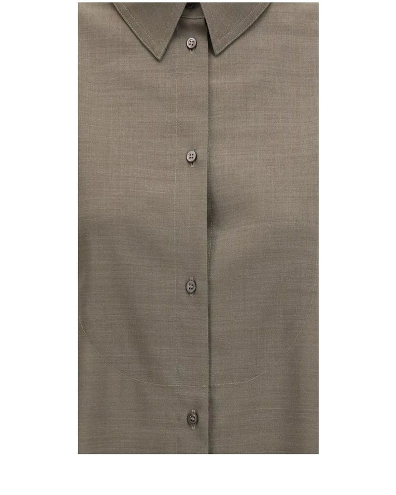 Jacquemus Dress Shirt in gray, Cotton — view 3