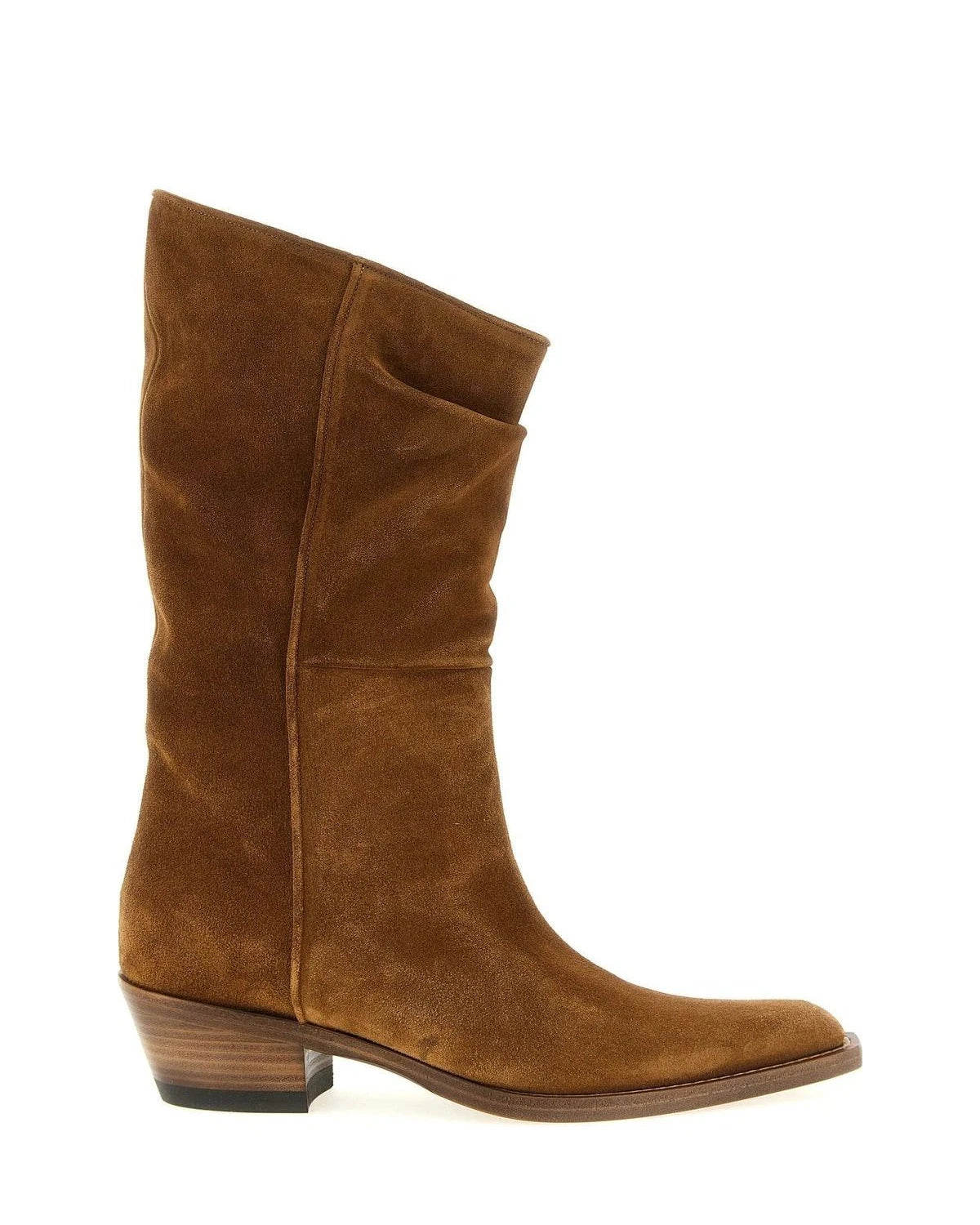 Khaite Chelsea Boots in brown, Calfskin Leather