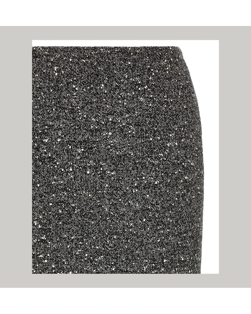 Valentino Garavani Skirt in gray, Virgin Wool — view 3