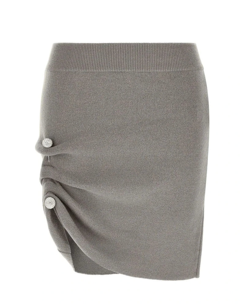 Giuseppe Di Morabito Skirt in gray, Virgin Wool