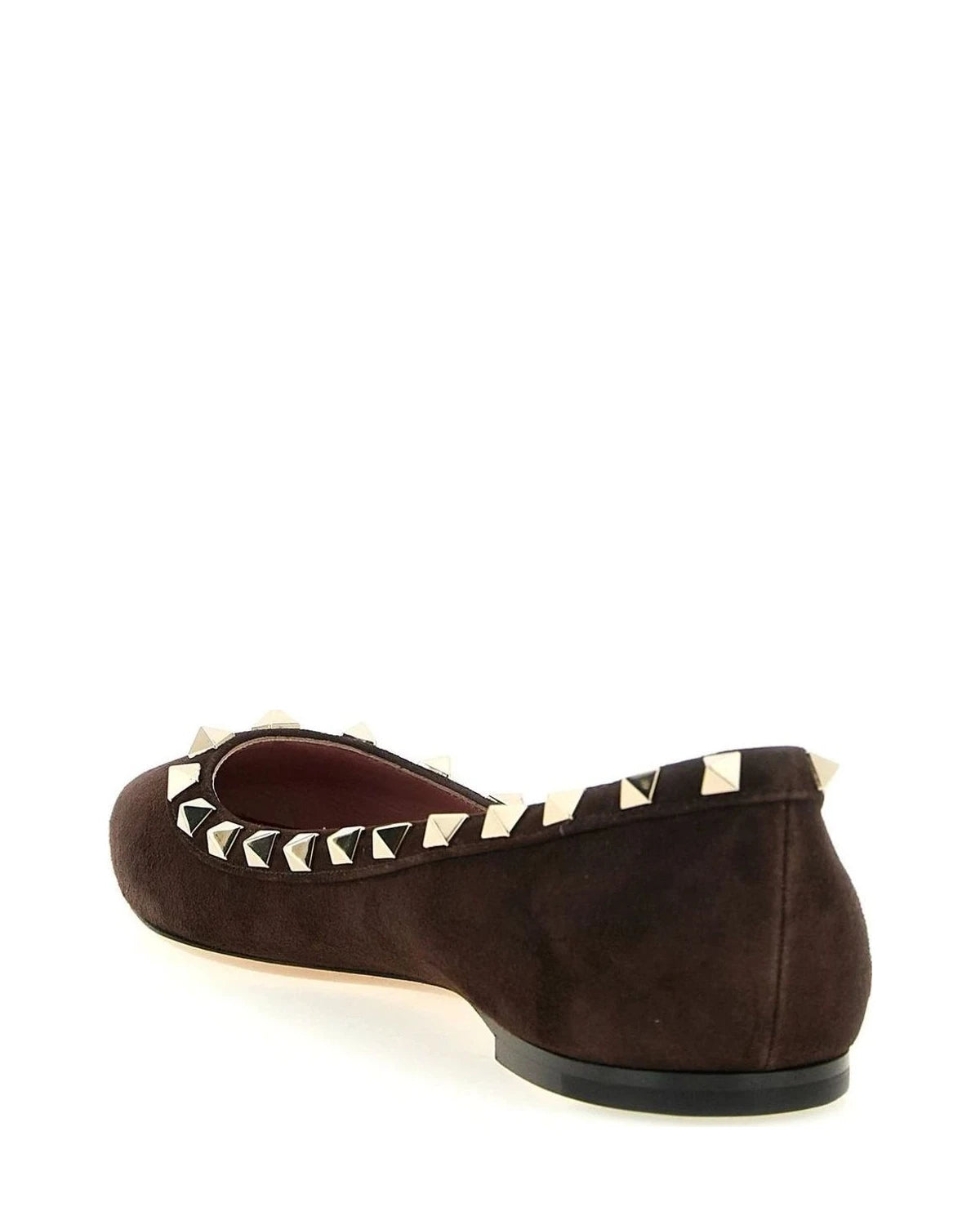 Valentino Garavani Ballet Flats in brown, Calfskin Leather — view 3