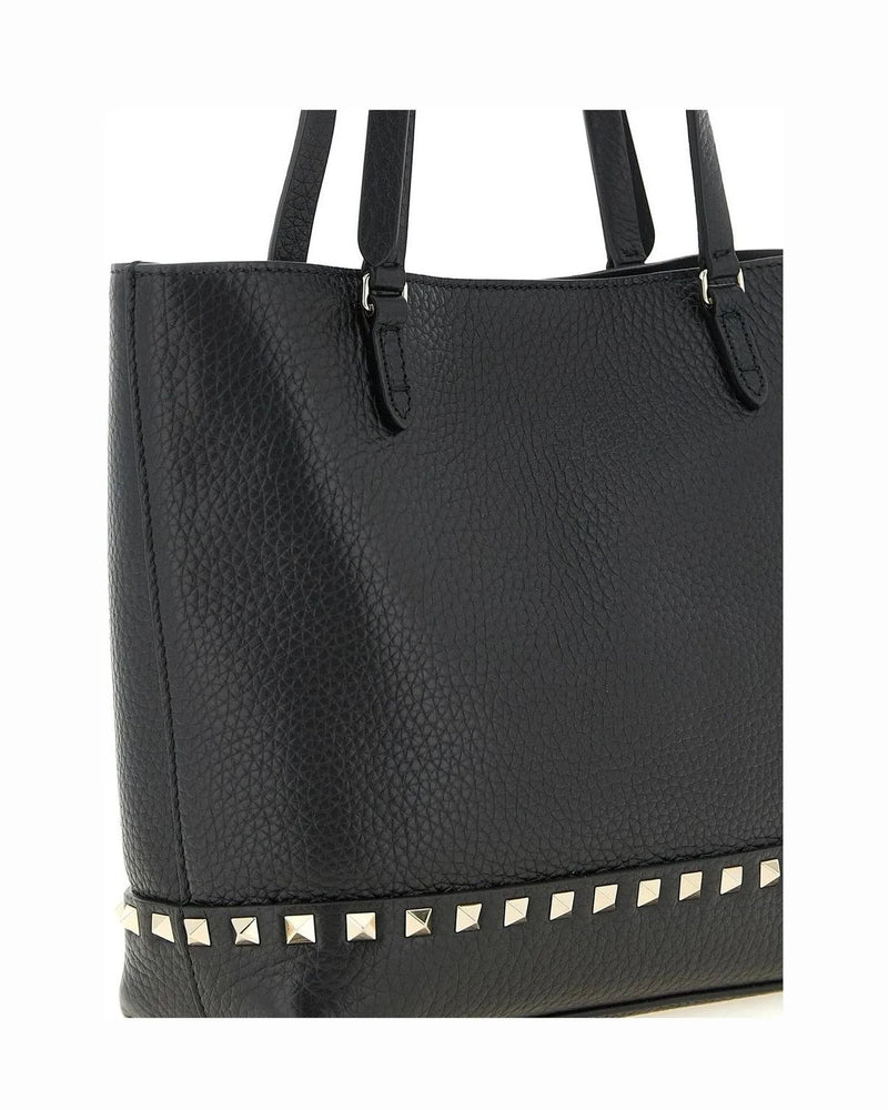 Valentino Garavani Tote Bag in black, Calfskin Leather — view 3