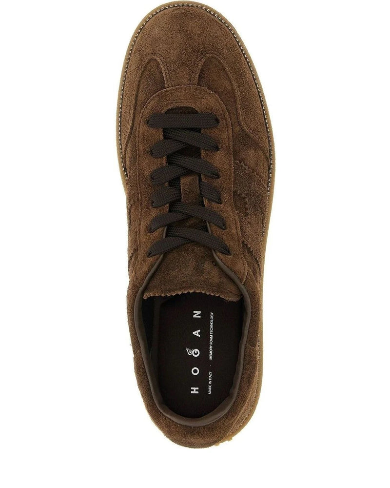 Hogan Sneakers in brown, Calfskin Leather — view 4