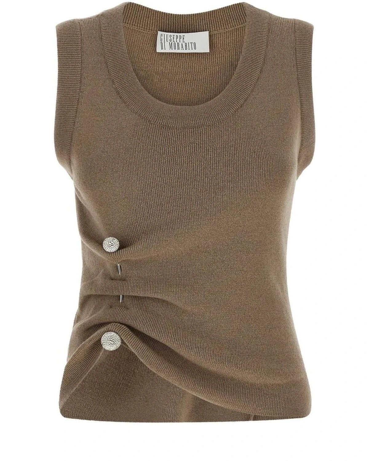 Giuseppe Di Morabito T-Shirt in beige, Virgin Wool