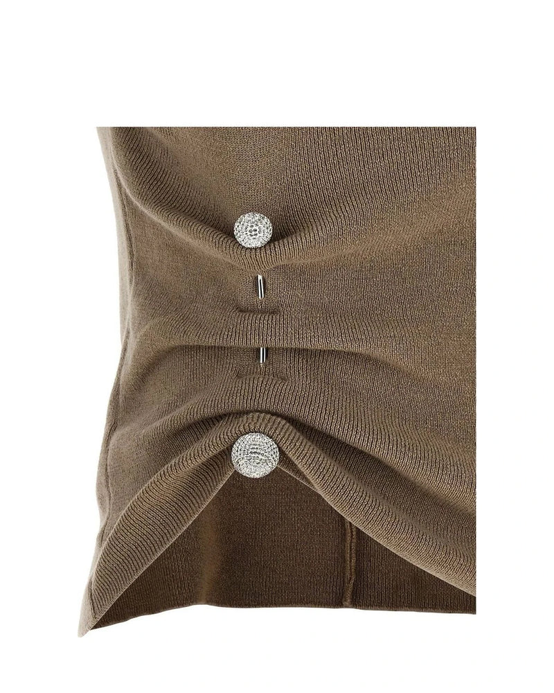 Giuseppe Di Morabito T-Shirt in beige, Virgin Wool — view 4