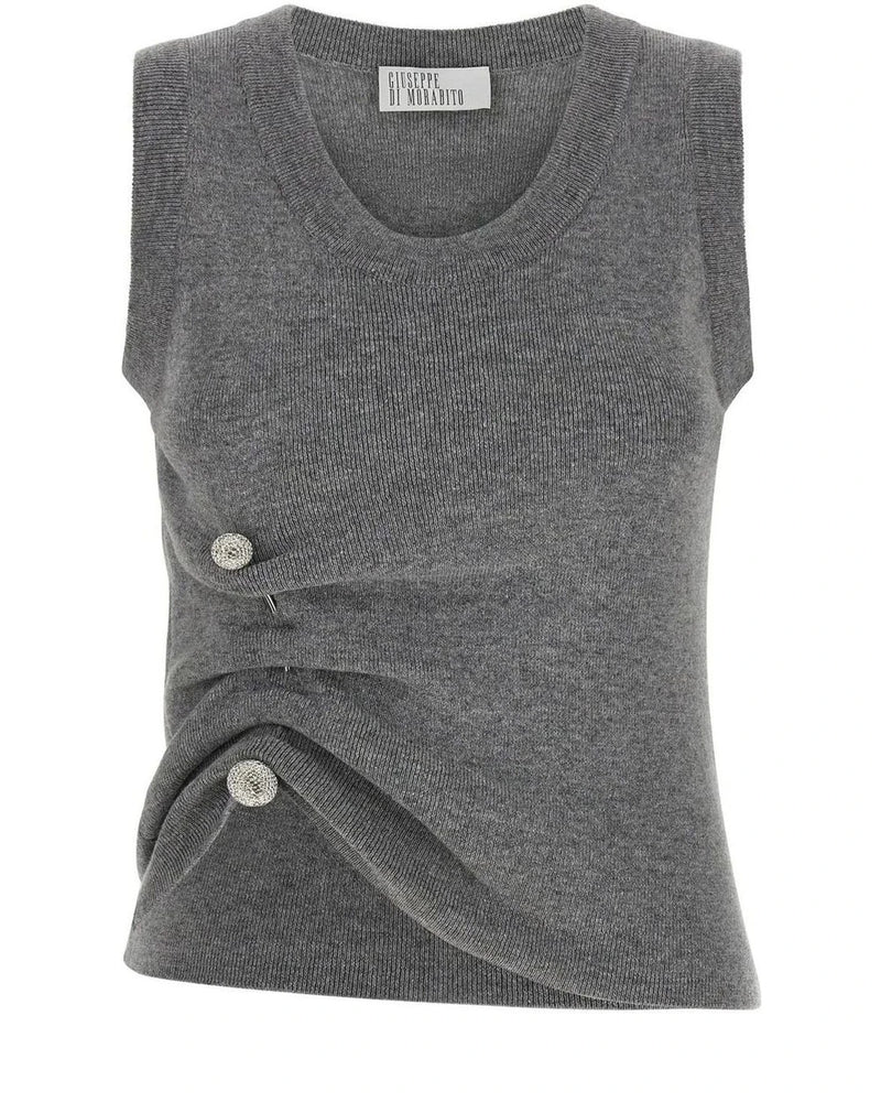 Giuseppe Di Morabito Sweater in gray, Virgin Wool