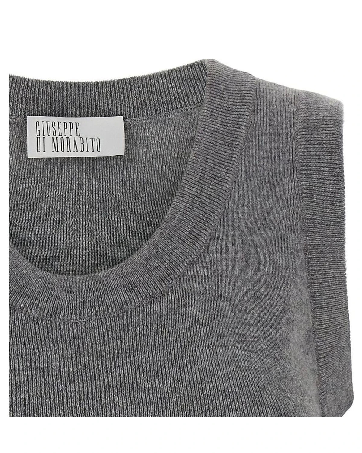 Giuseppe Di Morabito Gray Wool Sweater
