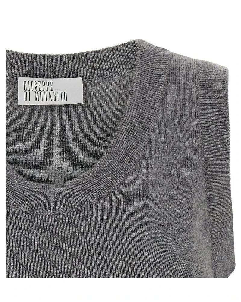 Giuseppe Di Morabito Gray Wool Sweater