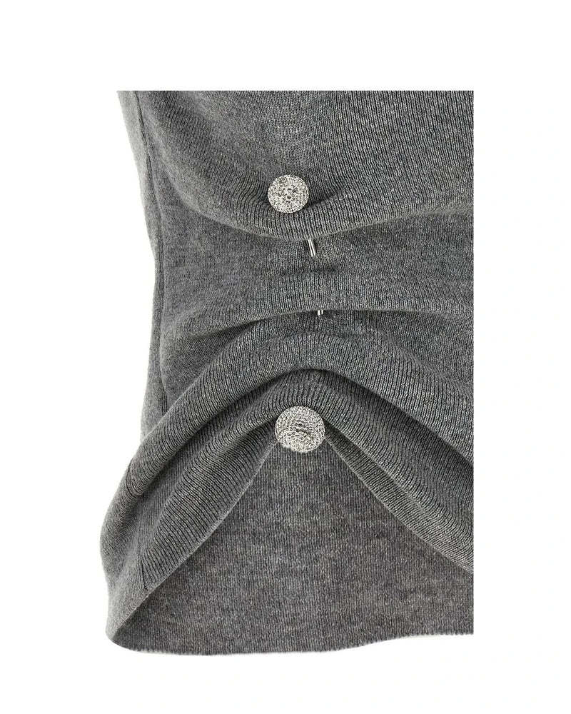 Giuseppe Di Morabito Sweater in gray, Virgin Wool — view 4
